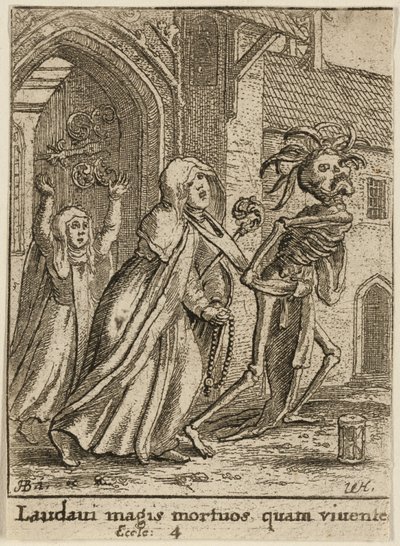 Abbedissen og døden av Wenceslaus Hollar