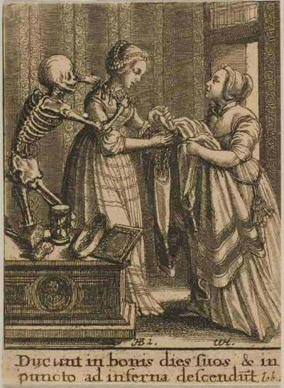 Bruden og døden av Wenceslaus Hollar
