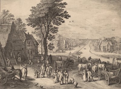 Kanalen, 1650. av Wenceslaus Hollar
