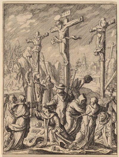 Korsfestelsen av Wenceslaus Hollar