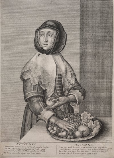 De fire årstidene: Høst av Wenceslaus Hollar