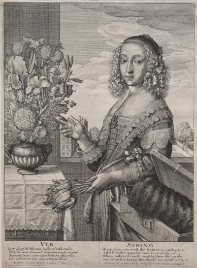De fire årstidene: Våren av Wenceslaus Hollar