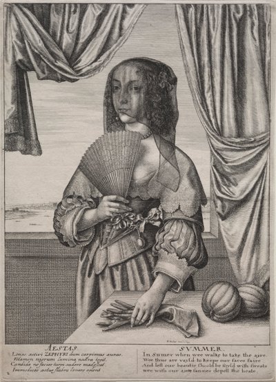 De fire årstidene: Sommer av Wenceslaus Hollar