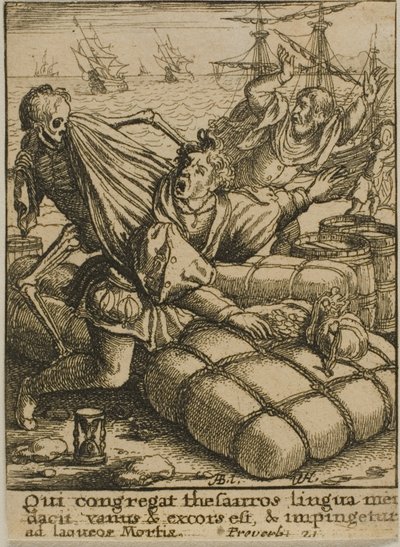 Kjøpmannen og døden av Wenceslaus Hollar