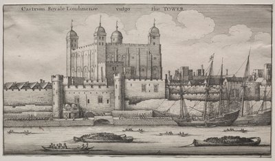 Tower, London. av Wenceslaus Hollar