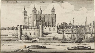 Tower of London av Wenceslaus Hollar