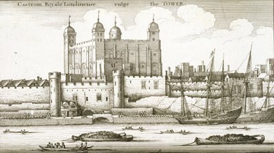 Tower of London, 1647 av Wenceslaus Hollar
