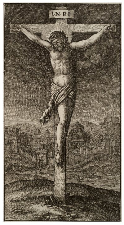 Korsfestelsen av Wenceslaus Hollar