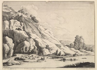 Steinbroen, 1649. av Wenceslaus Hollar