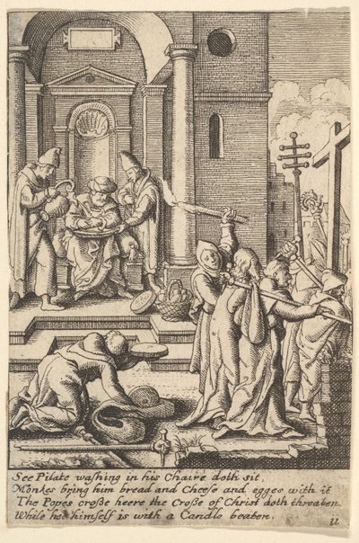 Håndvasken, 1625-77 av Wenceslaus Hollar