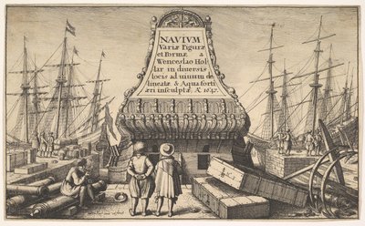 Tittelside: Dutch Ships, 1647. av Wenceslaus Hollar
