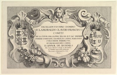 Tittel på inntreden i Hemissem, 1625-77. av Wenceslaus Hollar