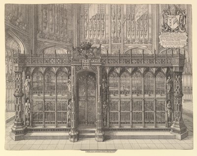 Graven til Henrik VII, 1665. av Wenceslaus Hollar