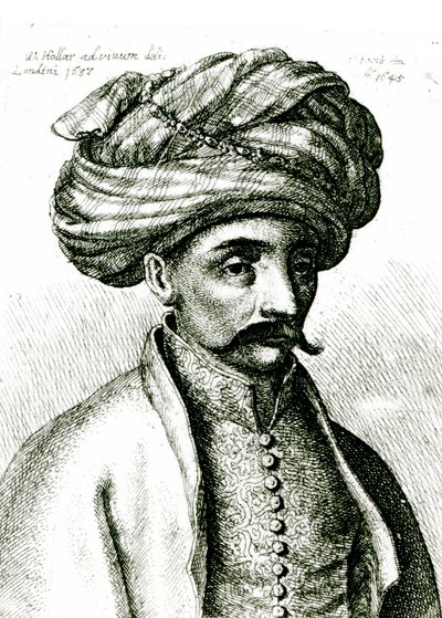 Turks hode, 1645 av Wenceslaus Hollar