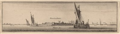 Utsikt over Shenckenschantz, 1647. av Wenceslaus Hollar