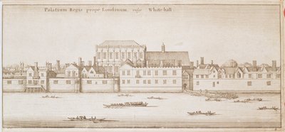 Utsikt over Whitehall, 1645 av Wenceslaus Hollar