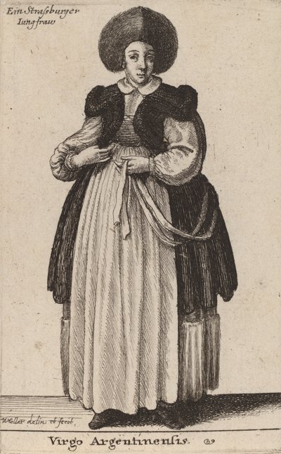 Argentinsk jomfru. av Wenceslaus Hollar