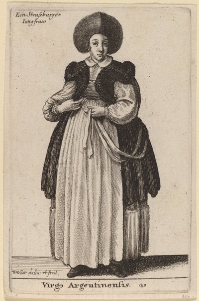 Argentinsk jomfru av Wenceslaus Hollar