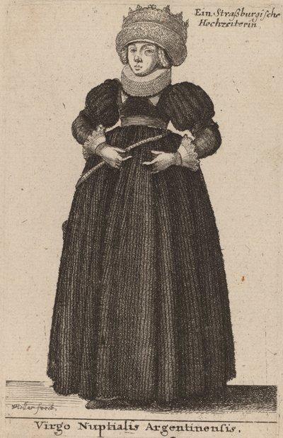 Argentinsk brudejomfru av Wenceslaus Hollar