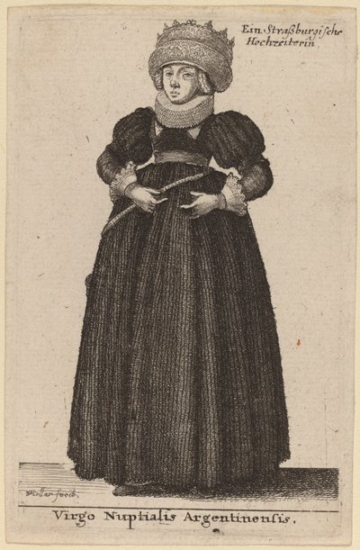Argentinsk brudejomfru av Wenceslaus Hollar