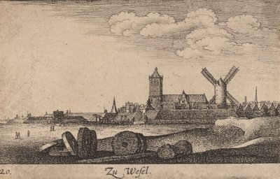 Wesel, 1635. av Wenceslaus Hollar