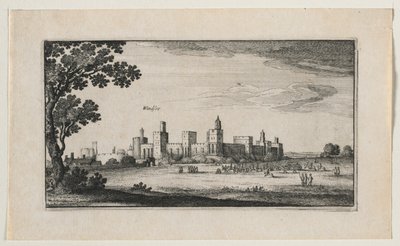 Windsor Castle fra sørøst, 1644. av Wenceslaus Hollar