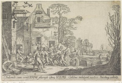 Vinter Hyems (tittel på objekt) The Four Seasons (serietittel) av Wenceslaus Hollar
