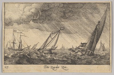 Zuyder Zee, 1635. av Wenceslaus Hollar