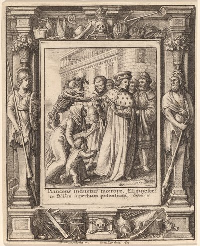 hertug av Wenceslaus Hollar after Hans Holbein the Younger after Abraham van Diepenbeeck