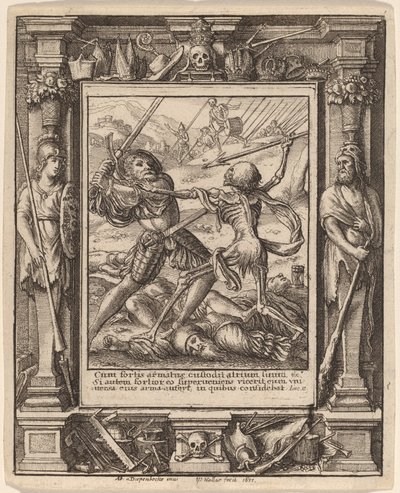 Ridder av Wenceslaus Hollar after Hans Holbein the Younger after Abraham van Diepenbeeck