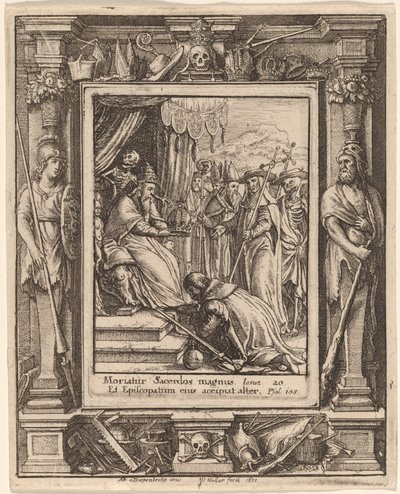 Paven av Wenceslaus Hollar after Hans Holbein the Younger after Abraham van Diepenbeeck