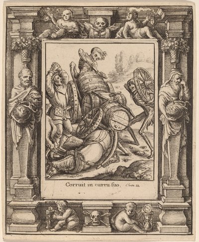 Vognmann av Wenceslaus Hollar after Hans Holbein the Younger after Abraham van Diepenbeeck