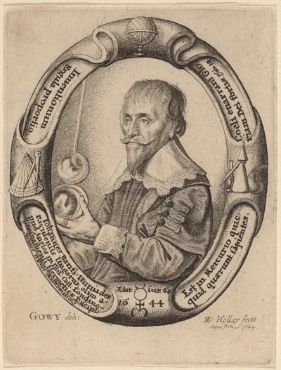 John Banfi Huniades av Wenceslaus Hollar after Jacob Peter Gowy