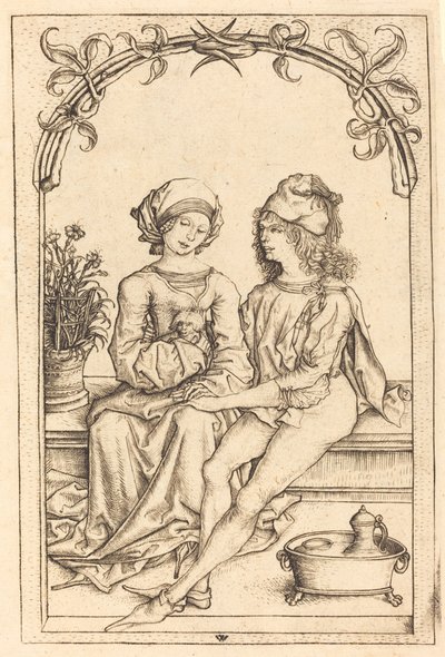 Elskerene av Wenzel von Olmutz after Master of the Housebook