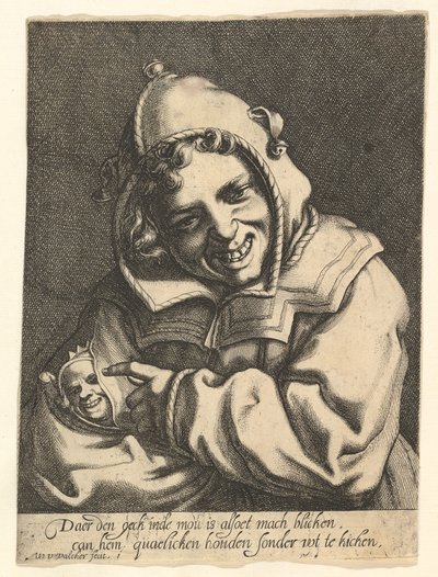 Leende tosk, ca. 1612. av Werner Jacobsz. van den Valckert