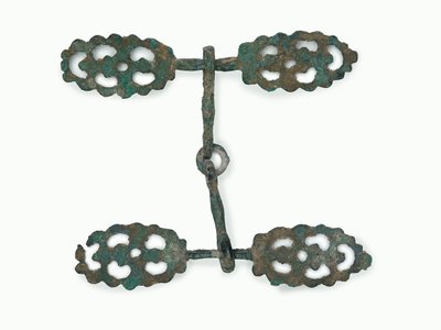 Hestehodelag (bronse) av Western Zhou Dynasty Chinese School