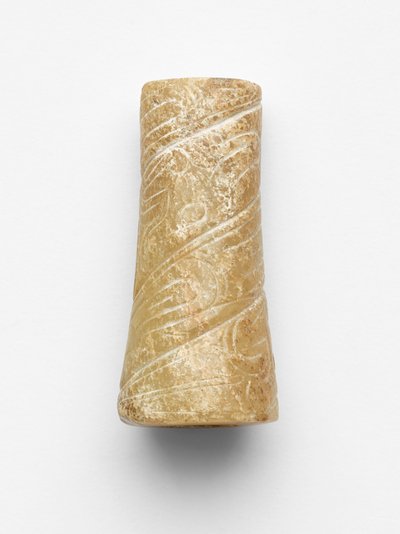 Rørformet ornament av Western Zhou Dynasty Chinese School
