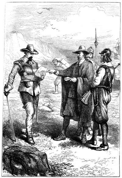 Samuel Gortons lander i Amerika, c1636 c1880. av Whymper