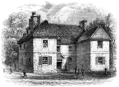 William Penns House, Philadelphia, Pennsylvania, sent på 1600-tallet - begynnelsen av 1700-tallet c1880 av Whymper