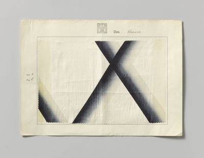 Stål med trykt side, design Diana av Wiener Werkstätte