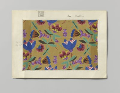 Stål med trykt side, design Iselberg av Wiener Werkstätte