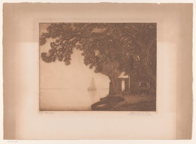 Ved sjøen (original tittel på objektet) av Wijnand Otto Jan Nieuwenkamp (signed by artist)