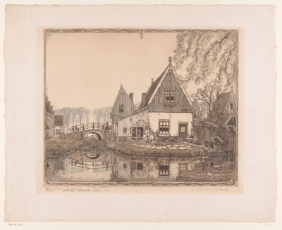 Den fine låsen (original tittel på objektet) av Wijnand Otto Jan Nieuwenkamp (signed by artist)