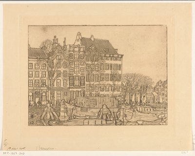 Hus på Prins Hendrikkade i Amsterdam Prins Hendrikkade (original tittel) av Wijnand Otto Jan Nieuwenkamp
