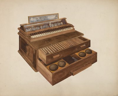 Trekasseapparat, ca. 1942. av Wilbur M Rice