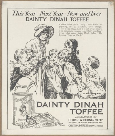 Dainty Dinah Toffee, ca. 1920 av Wilfred Fryer
