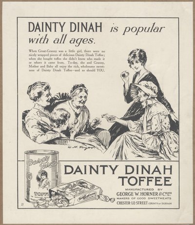 Dainty Dinah Toffee, ca. 1920 av Wilfred Fryer
