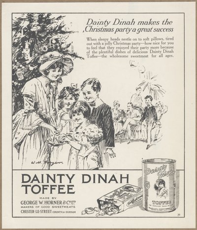 Deilig Dinah Toffee, ca. 1920-tallet av Wilfred Fryer