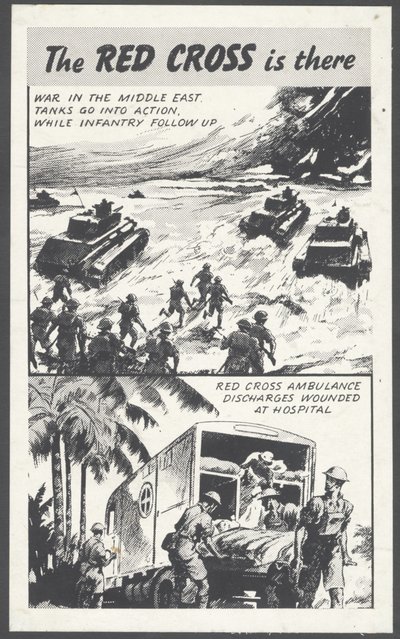 Røde Kors krigstidsannonse, 1940-tallet av Wilfred Fryer