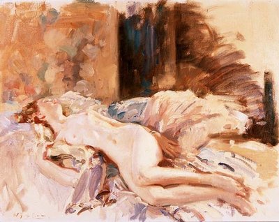 Liggende naken av Wilfred Gabriel de Glehn
